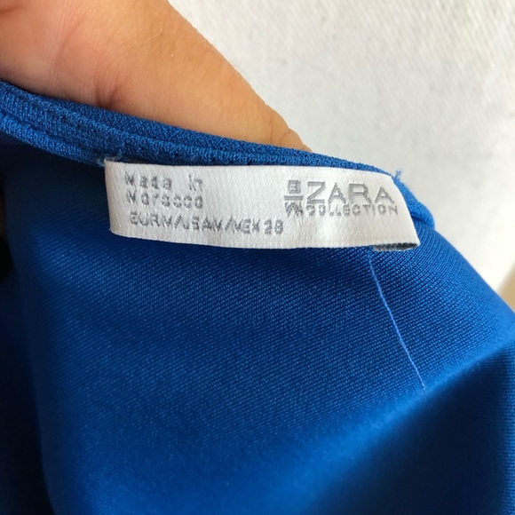 Zara Blue Dress Medium - Picture 4 of 5